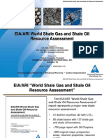 EIAARI World Shale Gas and Shale Oil Resource Assessment