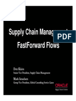 Supply Chain Management Fastforward Flows: Don Klaiss Mark Israelsen