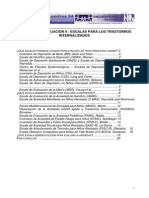 Escalas de Evaluación para Trastornos Internalizados