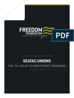 Seatac Unions: Fail To Live Up To Employment Standards