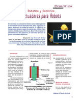 6 - Tipos de Actuadores para Robots