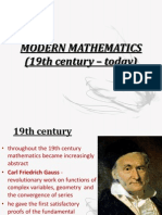 Modern Mathematics