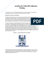 Dolly Preparation For Pull Out Test