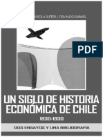 Carmen Cariola Sutter y Osvaldo Sunkel Un Siglo de Historia Economica de Chile 1830 1930