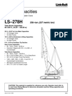 LINKBELT 250 T Load Chart