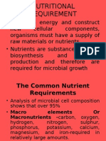 Microbial Nutrition