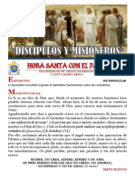 Hora Santa Con El Papa. Por El Bautismo Discípulos y Misioneros