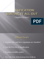 Sorting It All Out Ch9.1 7th PDF (Information Obtained From Holt Science and Technology: Life Science. Austin: Holt Rinehart & Winston, 2007. Print.)