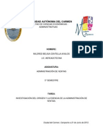 Origen y La Esencia de La Administración de Ventas