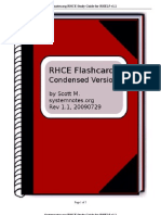 RHCE Flash Cards Condensed