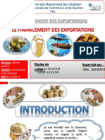 Le Financement Des Exportations-Siham Choumi Et Hamza Ouache