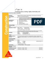 Sikafloor - 381 N: 2-Part Self Smoothing Epoxy Coating, Highly Chemically and Mechanically Resistant