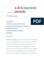 Historia de La Ingeniería en Guatemala