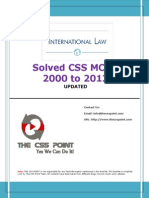 International Law Solved CSS MCQs From 2000 To 2013 (Updated)