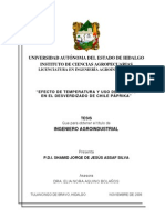 Efecto de Temperatura y Uso de Etileno