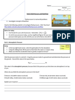 Static Fluid Pressure and Fluid Flow