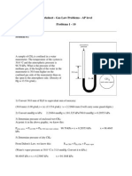 Worksheet AP Gas Law