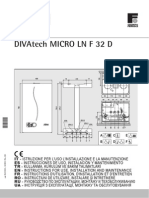 Manual Instrucciones DIVAtech Micro LN D 32 KW Español