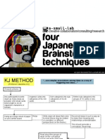 Four Japanese Brainstorming Techniques A-Small-Lab