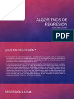 Algoritmos de Regresión