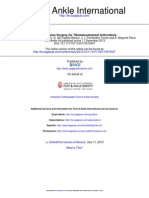 Foot & Ankle International: Minimal Incision Surgery For Tibiotalocalcaneal Arthrodesis