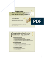 Bilingual Edge PowerPoint Handout