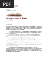 Preguntas Sobre La Biblia (Armando H. Toledo)