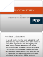 Lubrication System: Internal Combustion Engines