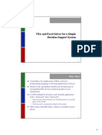 VBA and Excel Solver