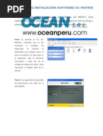 Manual de Instalación OC MATRIX