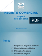 Registo Comercial Actual