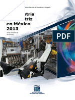 Industria Automotriz en Mexico Inegi