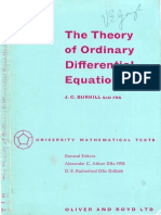 J. C. Burkill-Theory of Ordinary Differential Equations