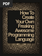 Create Your Own Programming Language