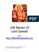 108 Names of Lord Ganesh