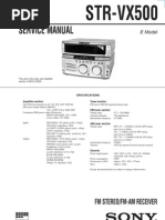 Amp Sony Str-Vx500