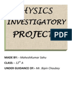 Investigatory Project