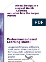 Instructional Design in A Technological World: Fitting Learning Activities Into The Larger Picture