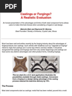 Csstings or Forgings