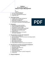 M.C.a (Sem - IV) Paper - Software Project Management