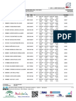 Licencia Nombre Año Club Resultado: Datos Técnicos: Piscina de 25 M., Cronometraje Electrónico