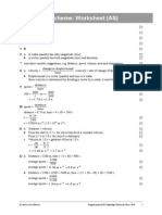 1 Marking Scheme: Worksheet (AS) : S M 7 - 2 S M 66 - 2