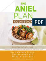 The Daniel Plan Cookbook: Healthy Eating For Life by Rick Warren, Dr. Daniel Amen, Dr. Mark Hyman - Sampler