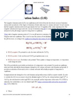 Langelier Saturation Index PDF