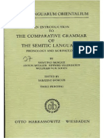 Moscati Comparative Grammar of Semitic Languages