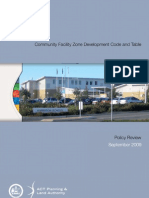 Community Facility Zone Development Code (CFZDC) and Its Associated Development Table Policy Review (September 2009)