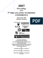 5th Mid-Atlantic Nutrition Conference. 2007