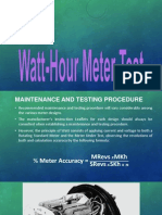 Watt-Hour Meter Test