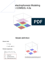 Particle Dielectrophoresis Modeling in COMSOL 4.2a