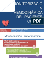 Monitorización Hemodinámica Del Paciente Crítico